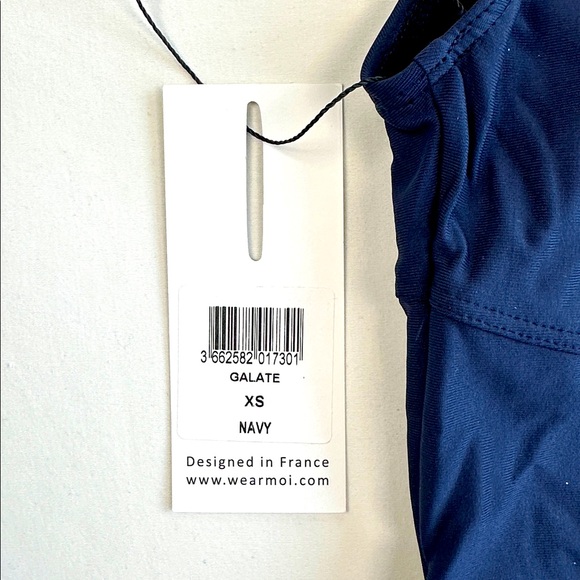 Wear Moi Galate Leotard - Navy - XS - NWT - Picture 4 of 5